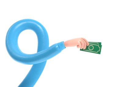 At nalı mıknatısı olan 3 boyutlu çizgi film karakteri