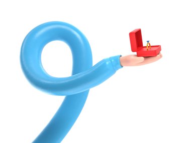 Şeffaf arkaplan, akıllı telefona dokunan 33D model el. cep telefonu kullanımının karikatür simgesi veya maketi, şeffaf arkaplanı olan PNG dosyalarını destekler..