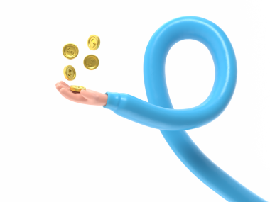 Mavi rengin elinde u harfi