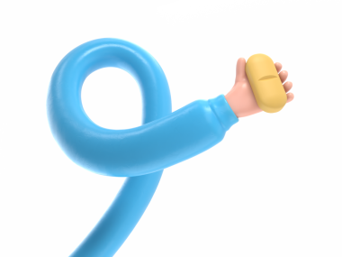 3 boyutlu görüntüleme. Doktor ya da eczacı çizgi filmdeki eller büyük mavi hapları tutuyor. Tıbbi ikon, sağlık hizmeti illüstrasyonu. Eczacılık klip sanatı. PNG dosyalarını şeffaf arkaplanlara aktarır. Uzun silah kavramı.