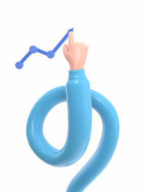 Satışları arttır. Diyagram yukarı. İşadamı mali tabloları yükseltiyor. 3D düz tasarım. Kârı geliştir. PNG dosyalarını şeffaf arkaplanlara dönüştür. Uzun silah kavramı.