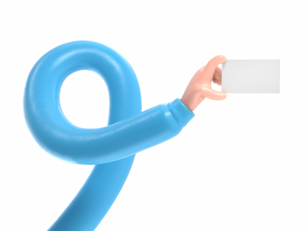 Şeffaf Arkaplan, Mock-up.3d simge kahverengi derili, kart tutan el hareketi. Sosyal medya için gerçekçi illüstrasyon, şeffaf arkaplan içeren PNG dosyalarını destekler..