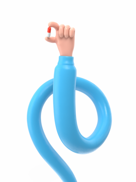 3 boyutlu görüntüleme. Kırmızı beyaz hap ikonu. Doktor ya da eczacı çizgi filminde siyah derili el küçük haplar tutuyor. Tıbbi sağlık hizmetleri illüstrasyonu. Eczacılık klip sanatı. PNG dosyalarını şeffaf arkaplanlara aktarır. Uzun silah kavramı.