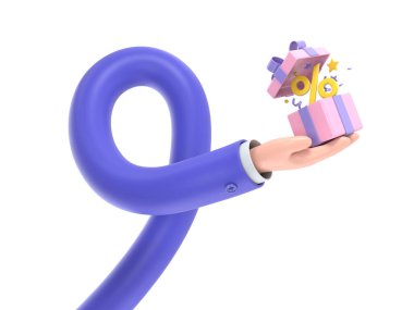 karakter dolarları beyaz üzerine izole ediyor