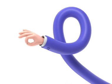 mavi karakter ok işareti tutuyor