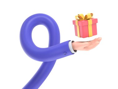 At nalı işareti tutan el.