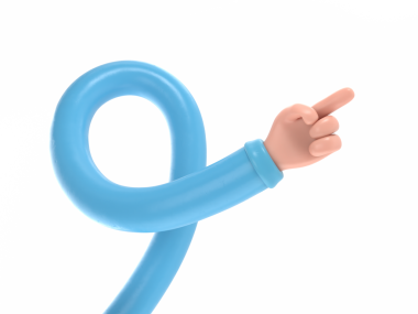 Bir numara ile bir çizgi film karakterinin 3 boyutlu canlandırması