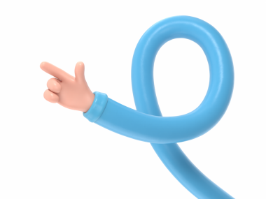 Mavi bir adamın beyaz arka planda mavi bir 