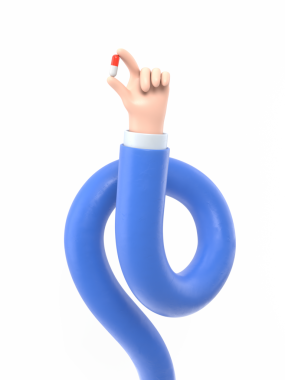 Mıknatıslı çizgi film karakterinin 3 boyutlu canlandırması.