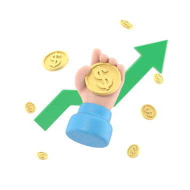 Elinde okla altın sikkeler