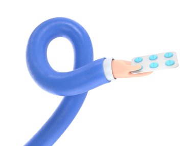 mavi lastik eldiven ve oyuncak