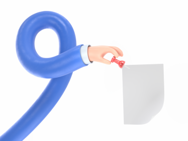 3 boyutlu karakter ve 8 numara.