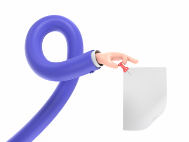 Beyaz arka planda el sıkışma. 3d oluşturma.