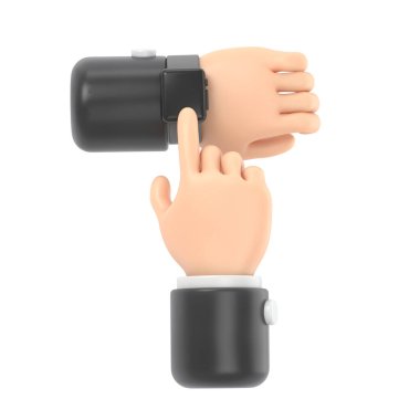 3D el yapımı başparmaklar yukarı hareketi