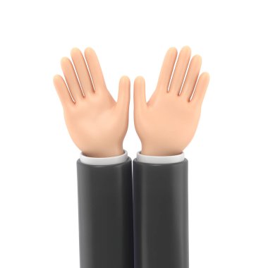 İnsan eli kaldırıyor