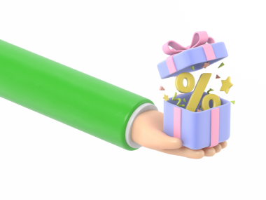 Yay vektör illüstrasyon tasarımlı el ele tutuşma kutusu