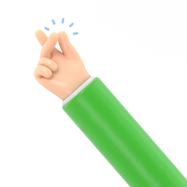 Mavi kurdeleli bir el.