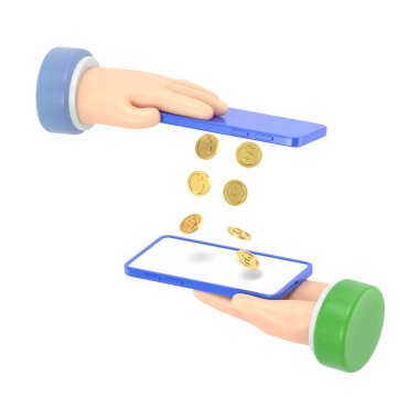 Para ve cep telefonuyla el ele tutuşmak