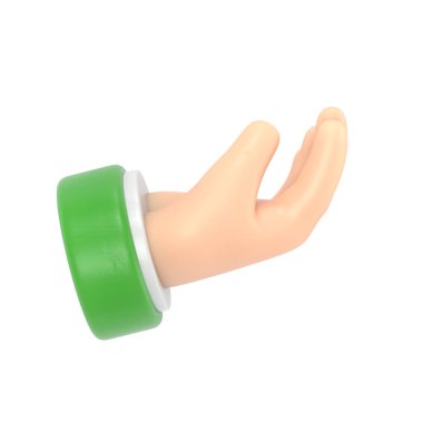 Kauçuk emzik ile el