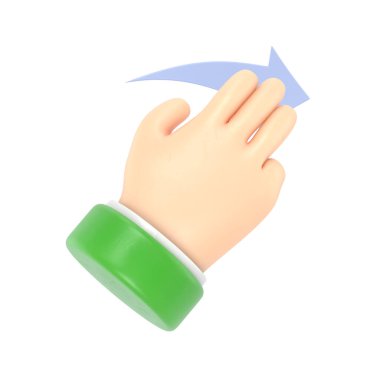 Yeşil kurdeleli el.