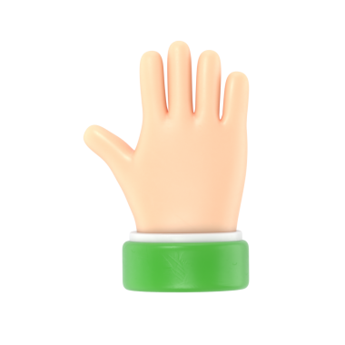 Beyaz bir arka planı olan izole bir el. vektör illüstrasyonu.