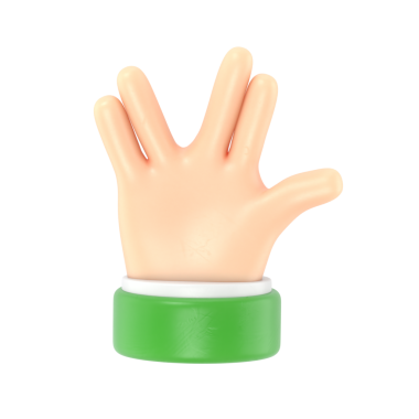 İnsan parmağının vektör çizimi