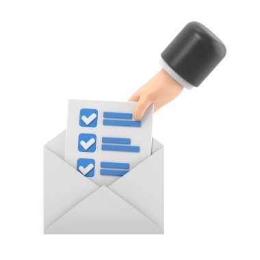 Posta simgesi ile el yazması kutucuğu.