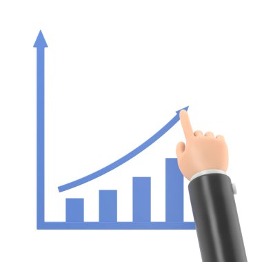 El mavi bir tablo çiziyor