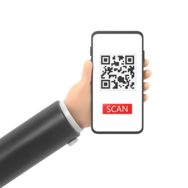 Çizgi film Jest Simgesi Mockup.Üç insan el ele tutuşuyor, iş ve eğitim takım çalışması kavramı beyaz arka planda 3D canlandırması.