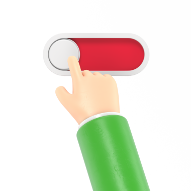 İlacı tutan el. Beyaz arka planda izole edilmiş. 3D oluşturuldu