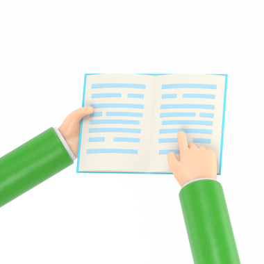 Boş bir kağıtla yazan eller..