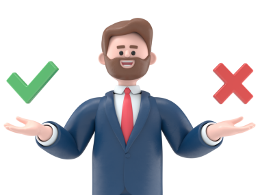 Sakallı Amerikalı iş adamı Bob 'un 3 boyutlu resmi. Evet ya da hayır şeklinde kafa karıştırıcı bir şekilde duruyor. Şeffaf arka plan modeli. Şeffaf arkaplan içeren PNG dosyalarını destekler.