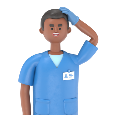 Dörtyol ağzında dikilen Erkek Doktor King 'in 3 boyutlu resmi. Şeffaf Arkaplan Mockup. Şeffaf PNG dosyalarını şeffaf arkaplana aktarır.