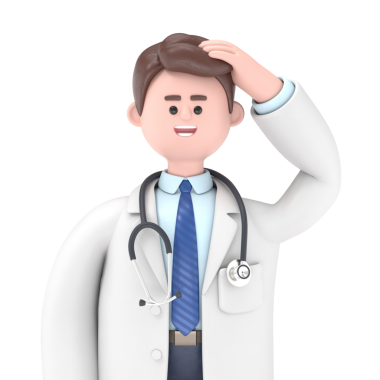 3 boyutlu erkek doktor Lincoln 'ün kavşakta dikilen görüntüleri. Şeffaf arkaplan Mockup. şeffaf arkaplan PNG dosyaları..