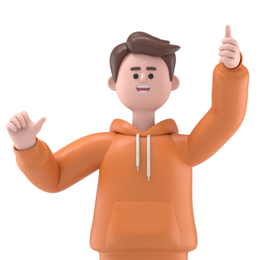 Gülümseyen erkek Qadir 'in 3D illüstrasyonu.Saydam Arkaplan Mockup.Support PNG dosyaları şeffaf arkaplan.