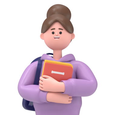 Asyalı kız Renae 'nin 3D illüstrasyonunda kitap tutuluyor. Saydam Arkaplan Mockup.Saydam PNG dosyalarını şeffaf arkaplan içerisine aktarır.