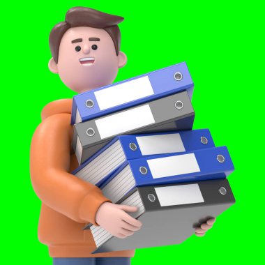 Erkek Qadir 'in 3D çizimi bir sürü dosya ile çok çalıştı, Yeşil Ekran Mockup.3D görüntüleme ve kırpma yolu için Yeşil Ekran.