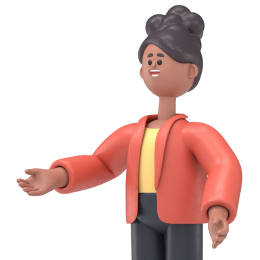 3D resimde Afro-Amerikan Coco uzanmış elleriyle dur işareti gösteriyor, sizi engelliyor. PNG dosyalarını şeffaf arkaplanlara aktarıyor..