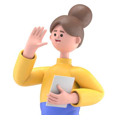 Asyalı Angela 'nın beşlik çakışının 3 boyutlu resmi başarılı bir kutlama için ofiste duruyor. PNG dosyalarını şeffaf bir arkaplan ile destekler.