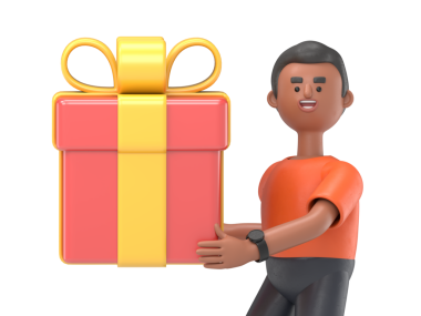 Hediye Kutusu Şeffaf Arkaplan Mockup.PNG dosyalarını şeffaf arkaplan ile 3 boyutlu resimleme.