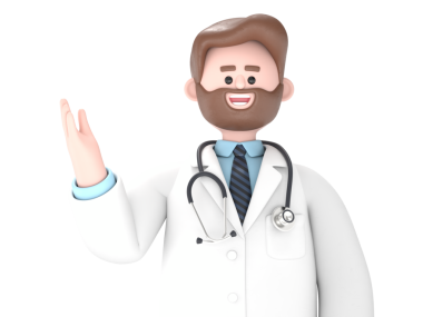 Erkek Doktor Iverson 'un boş bir telefon mockup.Şeffaf arka plan Mockup.Saydam PNG dosyalarını şeffaf arkaplana aktardığı 3D illüstrasyon.