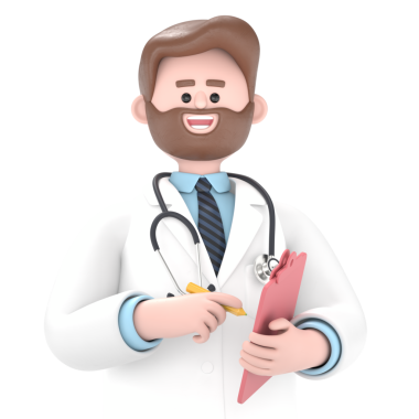 Erkek Doktor Iverson 'un 3 boyutlu resmi gösteriyor ki parmak yukarıda boş bir pano tutuyor. Şeffaf Arkaplan Mockup.Şeffaf PNG dosyalarını şeffaf arkaplanlara aktarır.