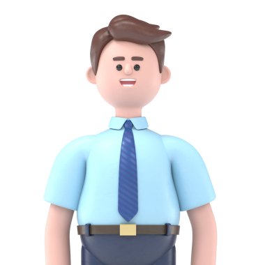 Asyalı Felix 'in 3 boyutlu resmi kazanan, beyaz ekran Mockup3D görüntüleme ve kırpma yolu için beyaz ekran görüntüsü.