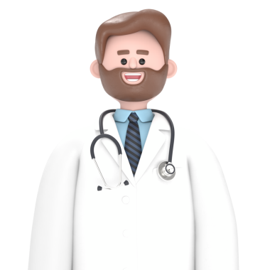 Erkek Doktor Iverson 'un 3 boyutlu resmi kazanan, Şeffaf Arkaplan Mockup.PNG dosyalarını şeffaf arkaplanlara aktarır.