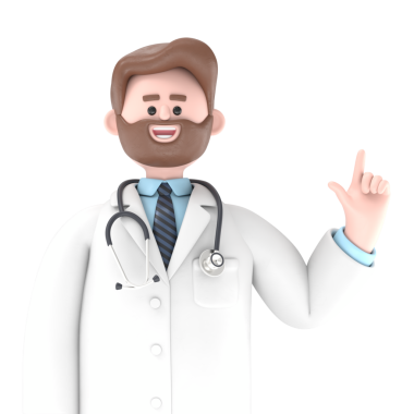 3 Boyutlu Erkek Doktor Iverson Sunumu Bilgi Sunumu, Şeffaf Arkaplan Mockup.Şeffaf Arkaplan Dosyaları.