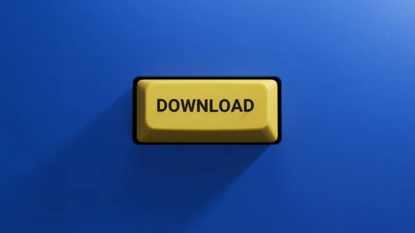 Rendering Download Icon — стоковое фото