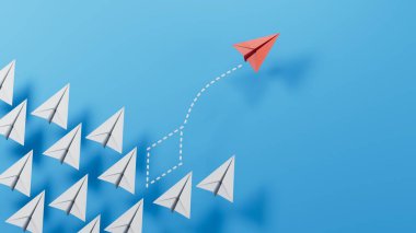 Gökyüzünde kağıt uçak