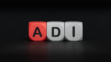 adi 'nin ahşap küplere yazılması. Ahşap elementlerin kapatılması, İş Konsepti 3D' nin siyah arka planda canlandırılması..