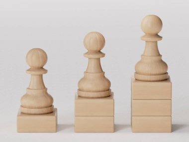 İnsan Kaynakları Geliştirme Konsepti, HRD, Değerlendirme, Performans Değerlendirmesi, Yetenek, Eğitim, Başarı, Uzman, Liderlik, Ahşap Bloğun Üzerinde Tahta İnsan.