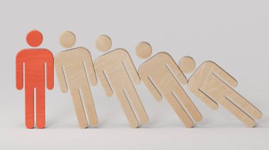 Kalabalıktan uzak duruyor. Başarı, Bireysellik, Eşsizlik, Liderlik.Takım çalışması ve başarı.C4D 'de yapıldı ve üretildi, AI' da değil..